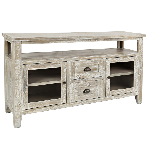 Artisan's Craft 54" TV Stand Media Console in Washed Grey